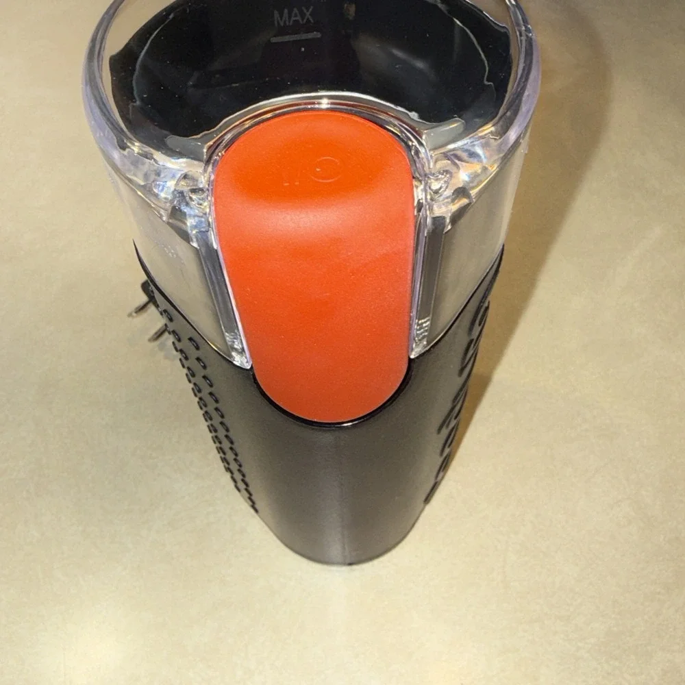Bodum Bistro‎ Electric Coffee Grinder 11160‑3 Black & Red Swiss Design